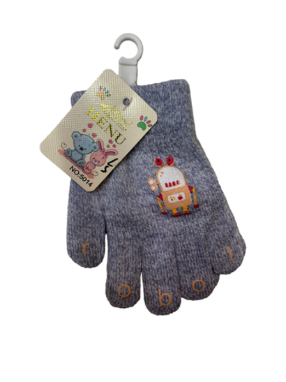 Перчатки. Детские. Материал верха: Текстильные. Подклад: Трикотаж-шерсть.24 шт в упаковке, разные цвета.