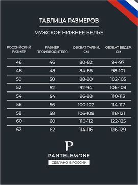 Трусы мужские боксеры для больших мужчин Pantelemone PMHB-1168, полоса темно-синяя