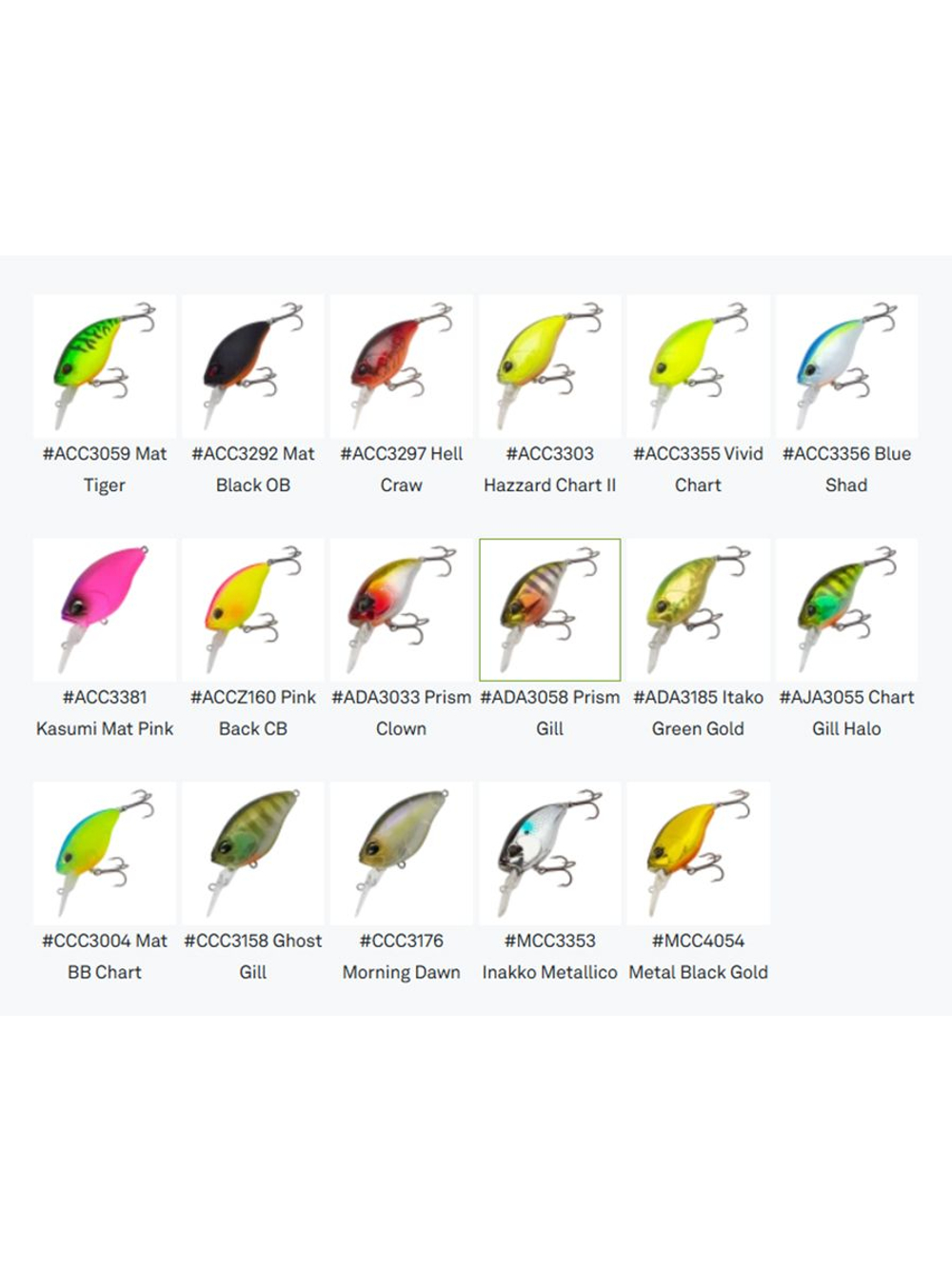 Воблер DUO Realis Crank M65 11A, AJA3055 Chart Gill Halo, 65 мм, 16 г, плавающий, крэнк