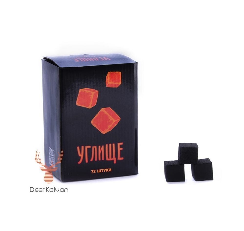 Уголь для кальяна &quot;Углище&quot; (25 мм.) 72 шт.