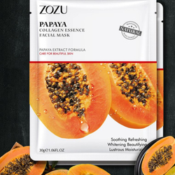 Zozu маска для лица коллаген + экстракт папайи, 30 гр.