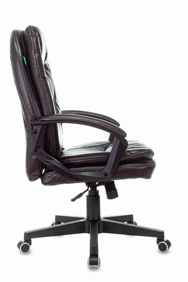 Кресло руководителя Бюрократ CH-868N темно-коричневый NE-15 эко.кожа крестов. пластик