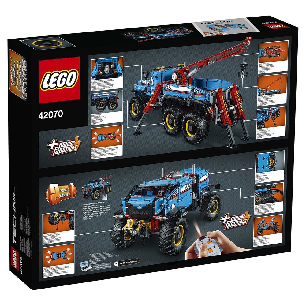 Аварийный внедорожник 6х6 на пульте управления 2 в 1 Technic  LEGO