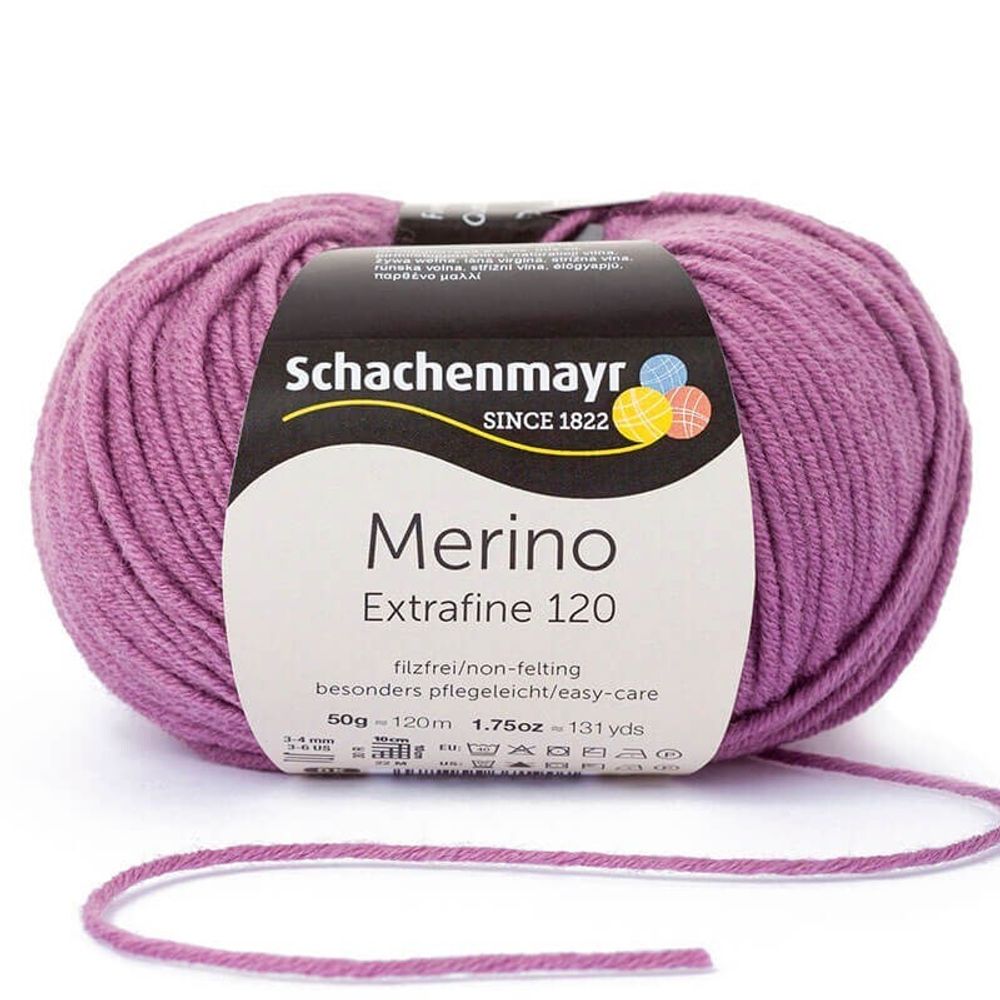 Пряжа Schachenmayr Merino Extrafine 120 (00146)
