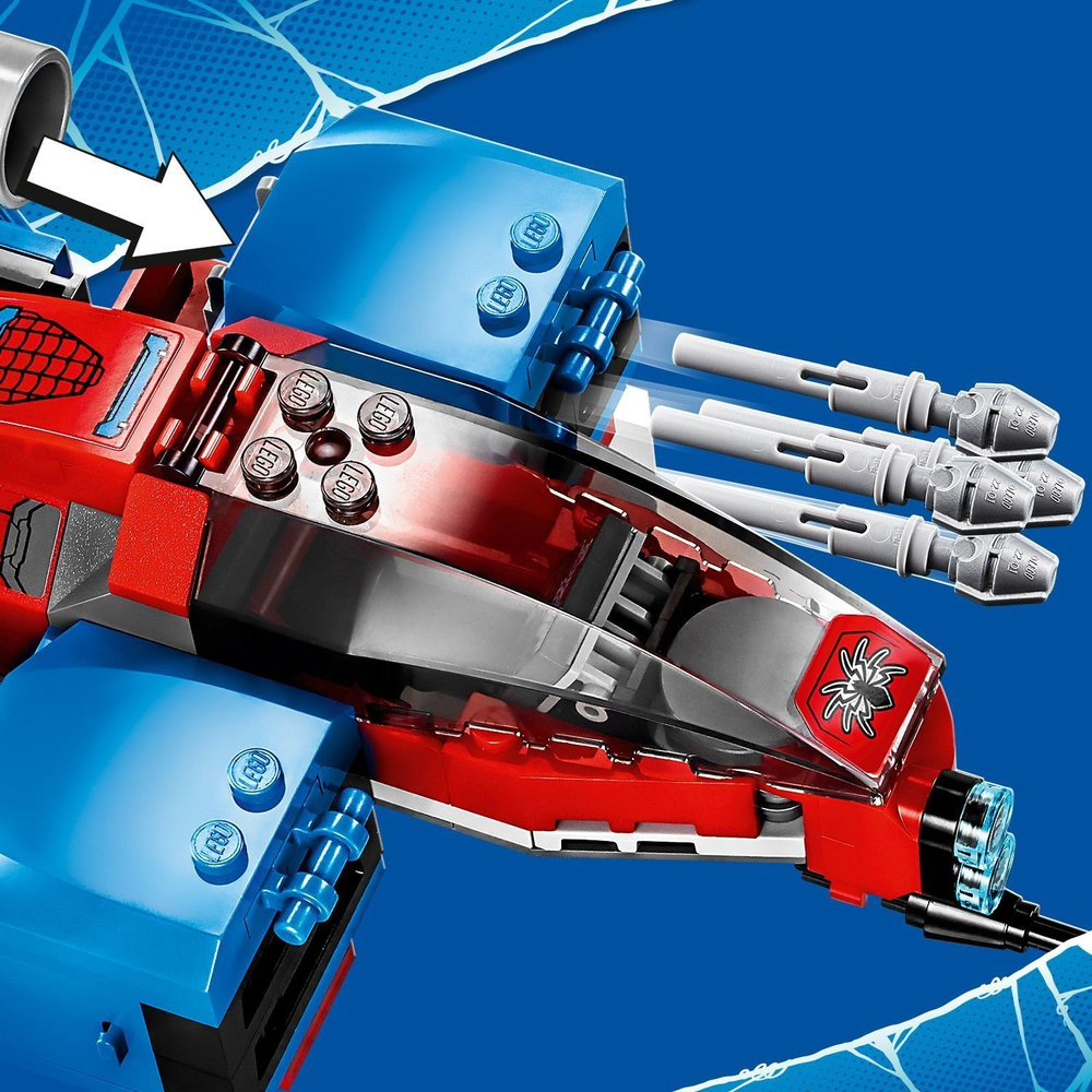 LEGO Super Heroes: Реактивный самолет Человека-паука против Робота Венома 76150 — Spiderjet vs. Venom Mech — Лего Супергерои Марвел