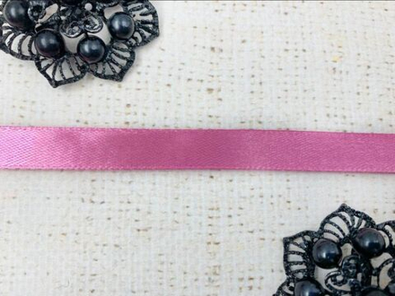 Лента атласная, ш. 6 мм, т.пурпурный