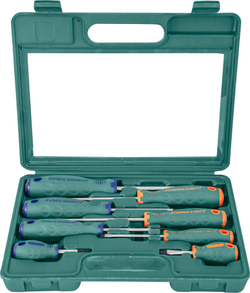 D71PP08S Набор отверток стержневых ANTI-SLIP GRIP, 8 предметов