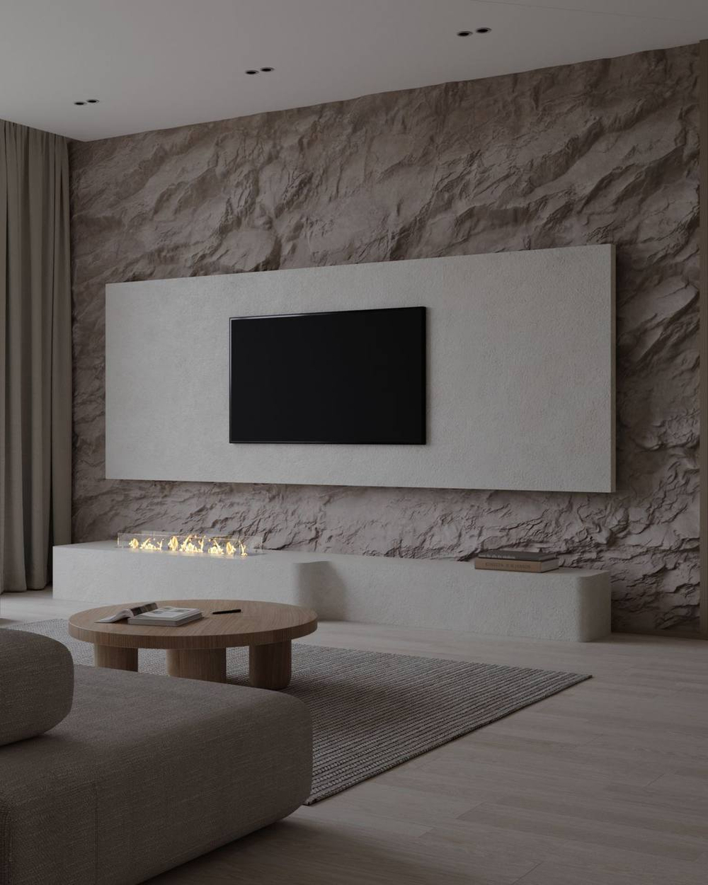 Декоративная панель СКАЛА из полиуретана ROCK STONE 1200х600х56mm