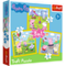 Puzzle "3in1" - Peppa's happy day / Peppa Pig