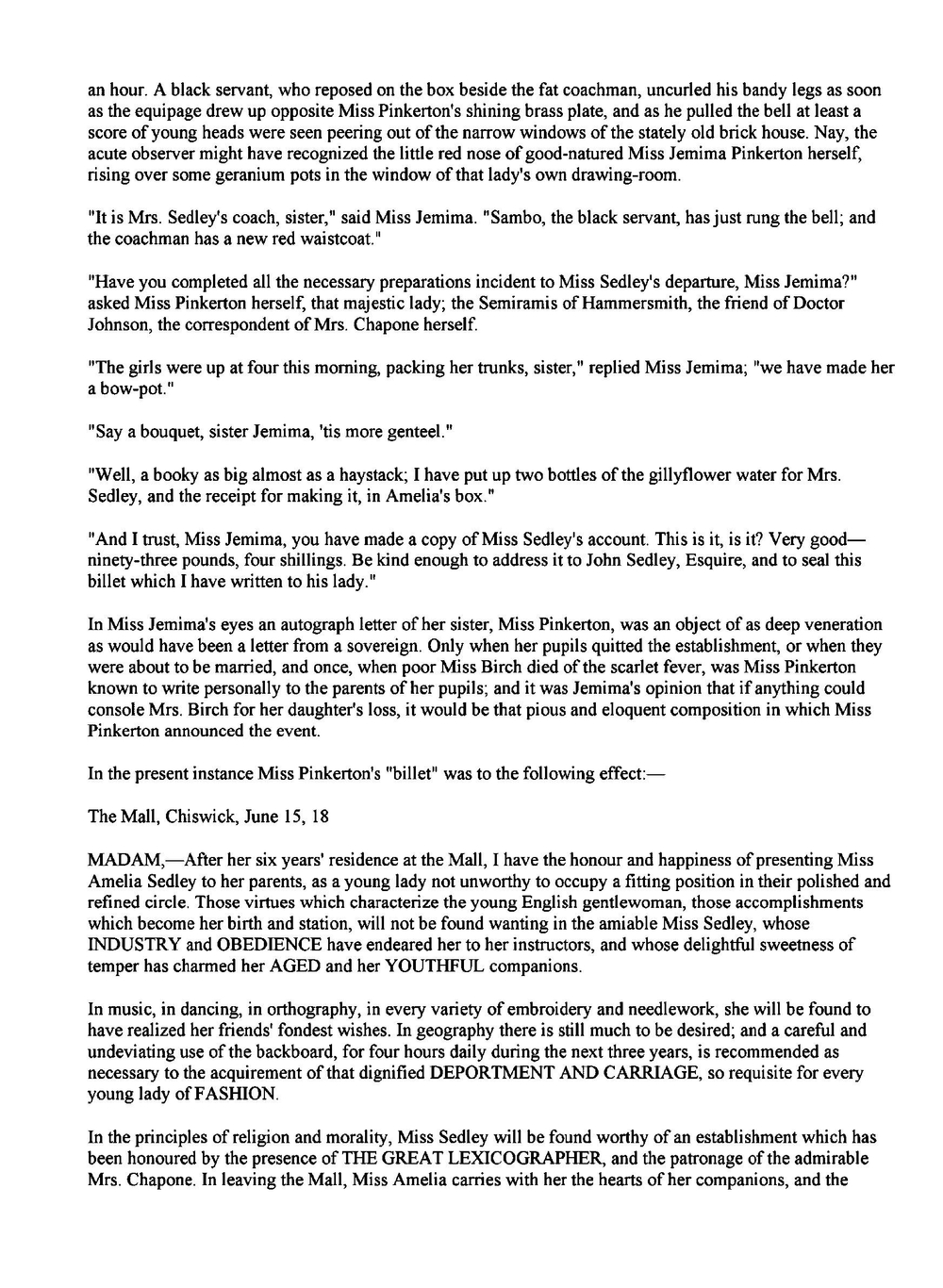 Vanity Fair | W.M. Thackeray