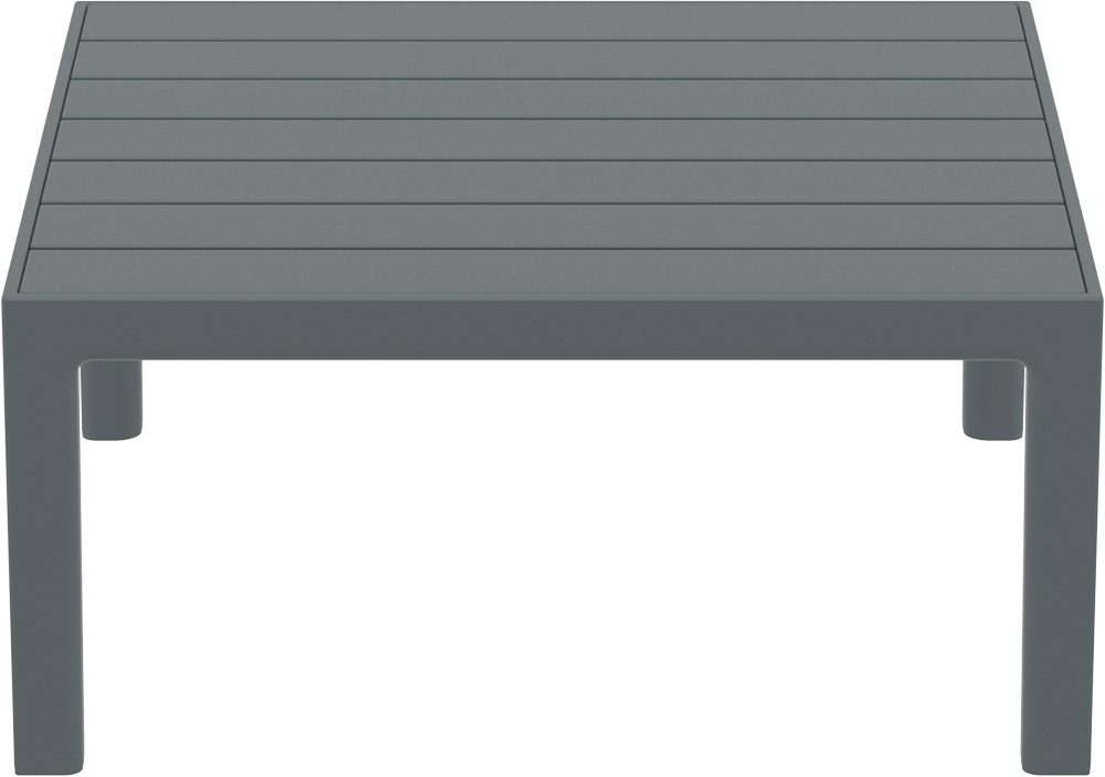 Столик пластиковый кофейный Siesta Contract Portofino Lounge, темно-серый