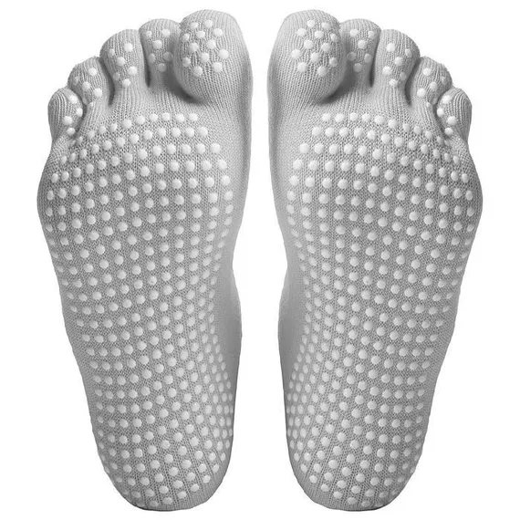 Носки для йоги прорезиненные, размер 36-38, цвета микс