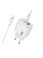 Сетевое зарядное устройство HOCO CS55A 30W с кабелем Lightning