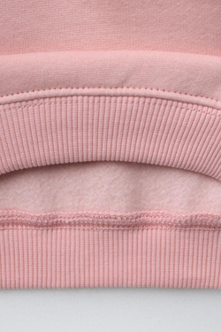 ZARA КОМПЛЕКТ ИЗ ТОЛСТОВКИ И ДЖОГГЕРОВ С ВЫШИВКОЙ, РОЗОВЫЙ