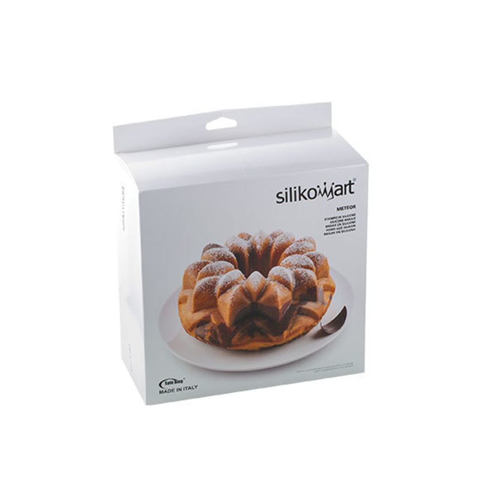 Форма силиконовая для приготовления пирогов и кексов meteor, D25 см