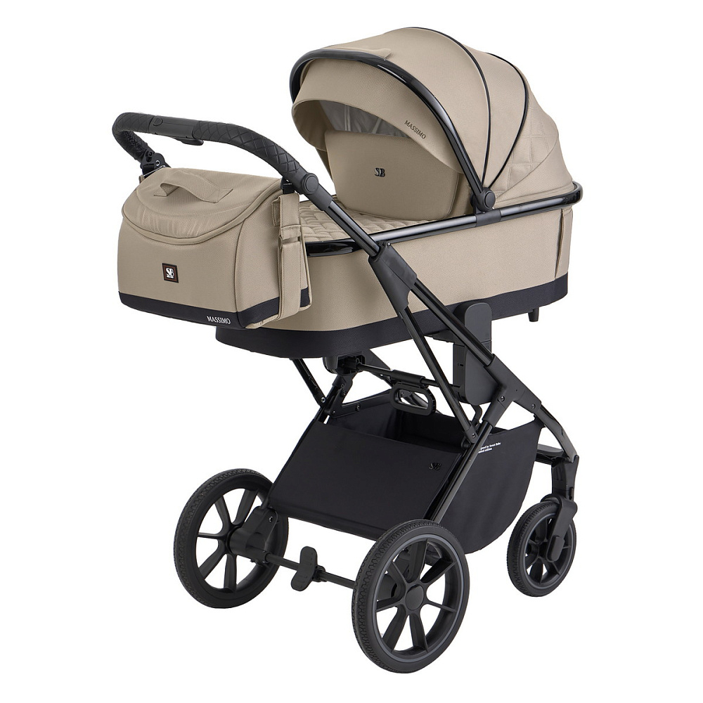 Коляска 3 в 1 Sweet Baby SBL Massimo + автокресло Premier Black Beige