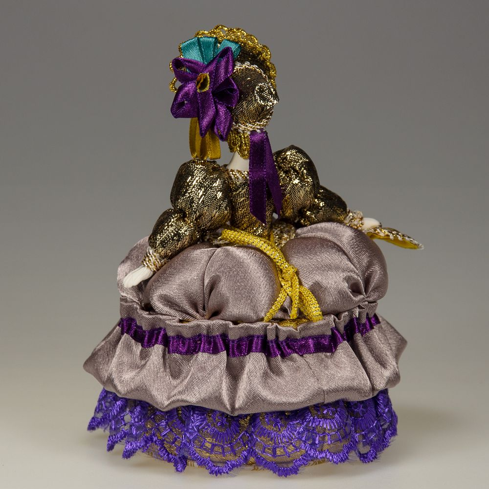 Кукла-шкатулка Барышня с веером