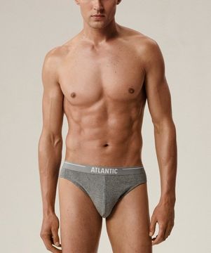 Трусы (5шт) мужские слипы спорт Atlantic, 5SMP-004, хлопок, морская волна + бирюзово-зелёные + чёрные + серые меланж + тёмно-голубые