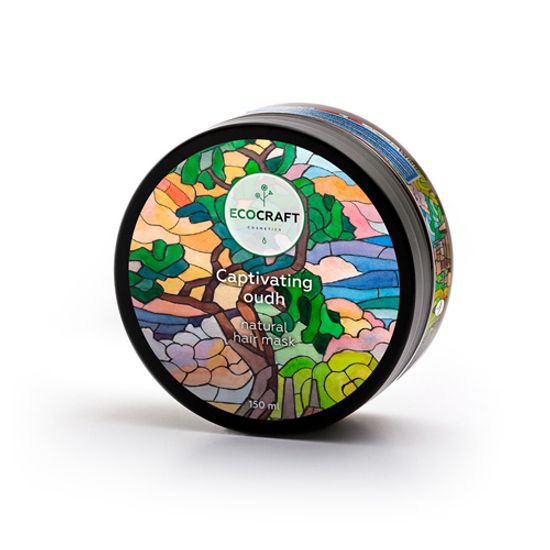 Маска для роста волос Ecocraft, "Пленительный уд"