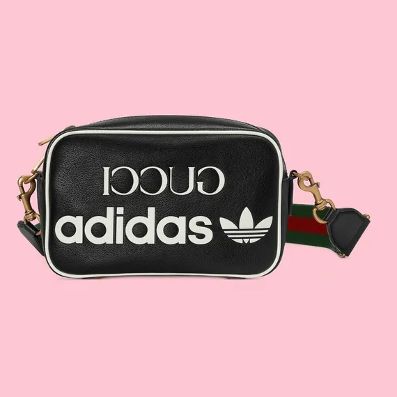 Маленькая сумка на плечо Adidas X Gucci черный
