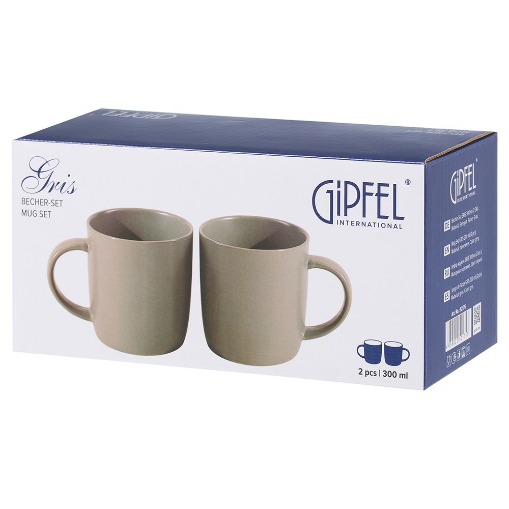 Набор кружек Gipfel Gris 52175 300 мл