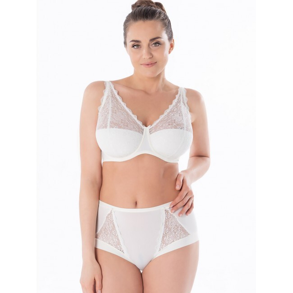 Бюстгальтер Sermija Lady Butterfly полупоролоновая чаша бралетт на каркасах (молочный)