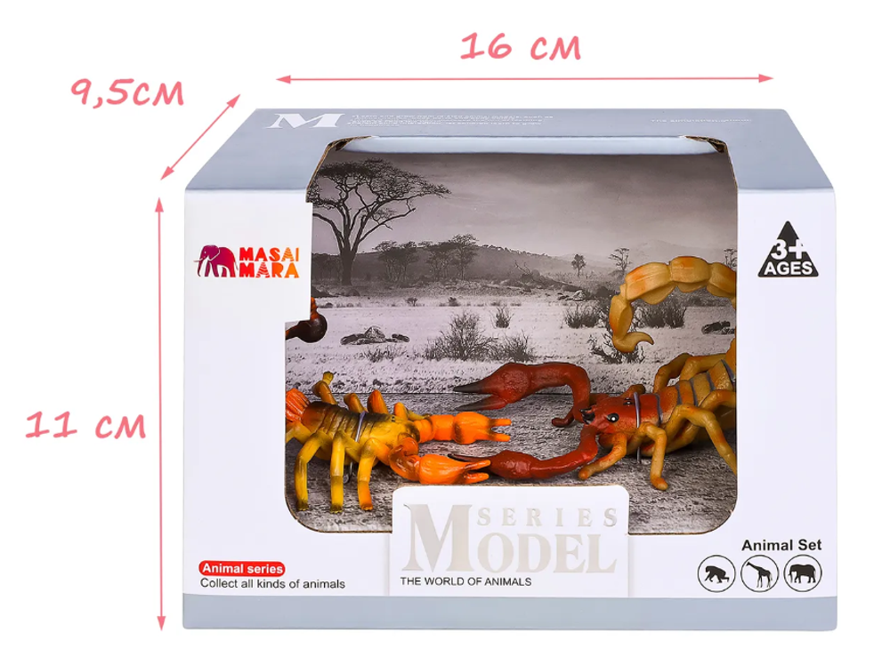 Игровой набор Masai Mara Мир диких животных: семья скорпионов