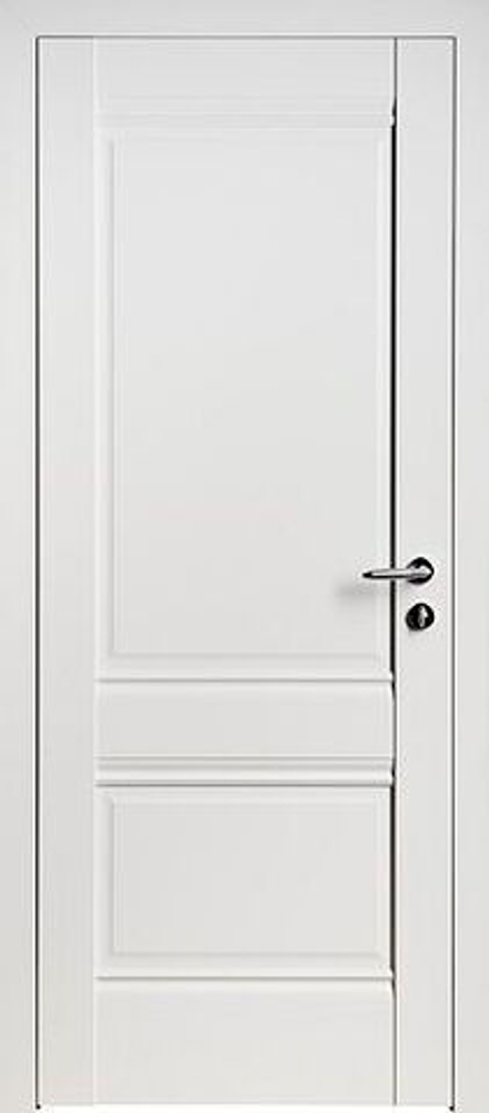 Межкомнатная дверь 1U ПГ (700x2000, Белый матовый)