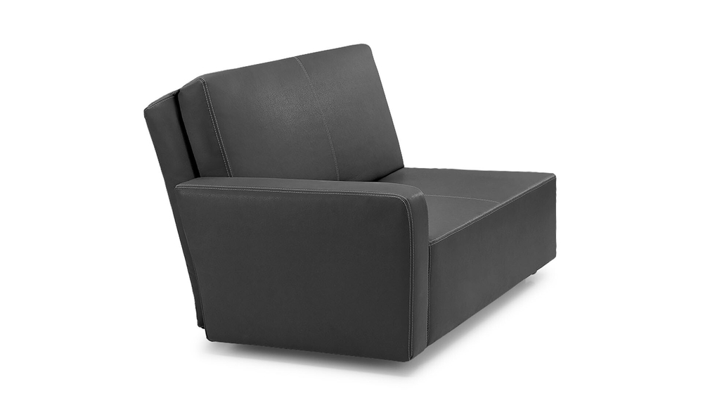 Диван Лорма Galaxy Black 157*100*86 см, Черный Экокожа Аккордеон Фиеста