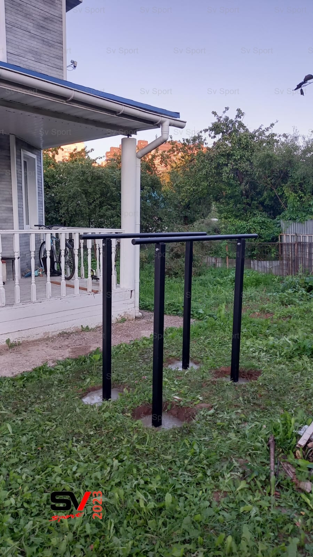 Монтаж уличных брусьев Sv Sport (УБ-1)