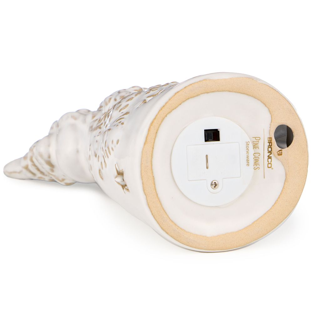 ФИГУРКА "ДЕД МОРОЗ" С LED-ПОДСВЕТКОЙ КОЛЛЕКЦИЯ "PINE CONES", 8,6*7,2*17 СМ