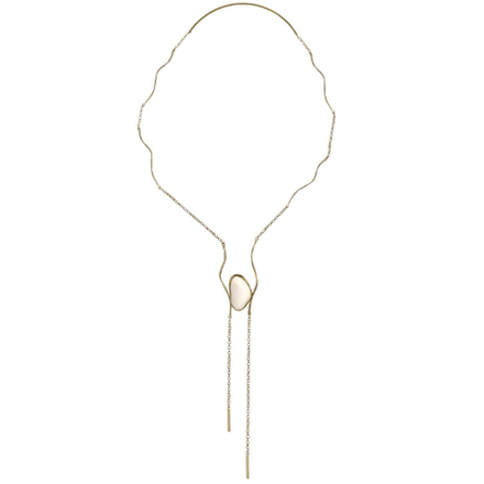 Колье белое