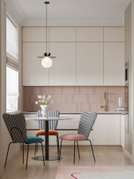 Стул pompadour, велюр, терракотовый