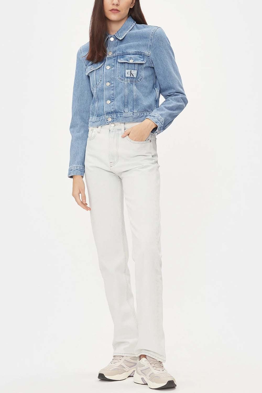 Calvin klein white jeans womens discount