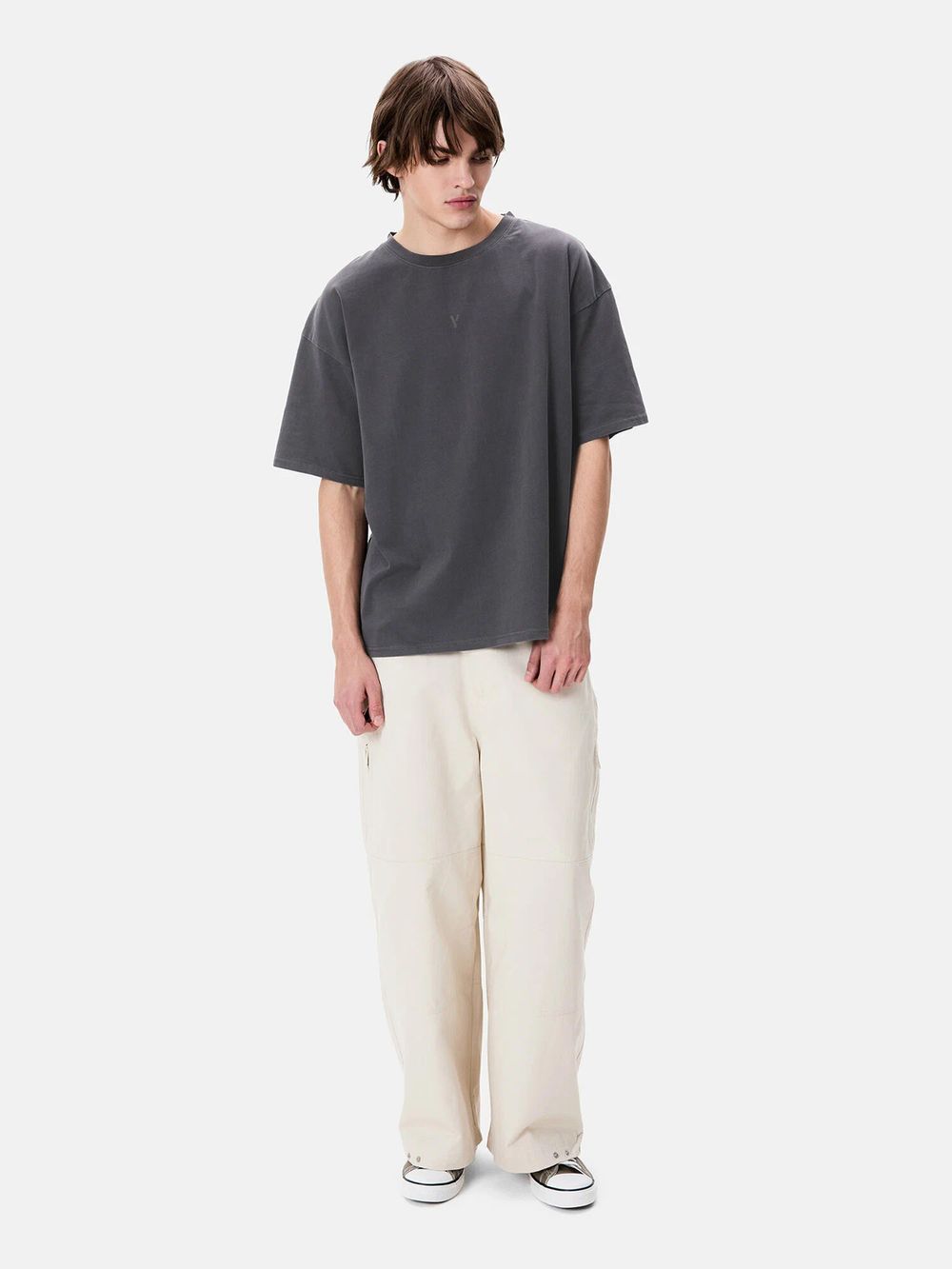 Футболка Яндекс Garment Dyed графитовая