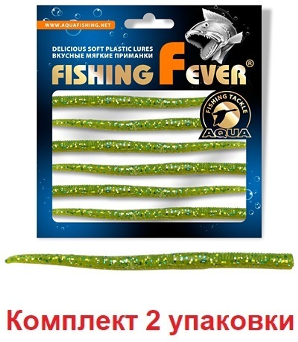 Мягкая приманка червь FishingFever EEL 12,0cm,3,0g,уп 6 шт