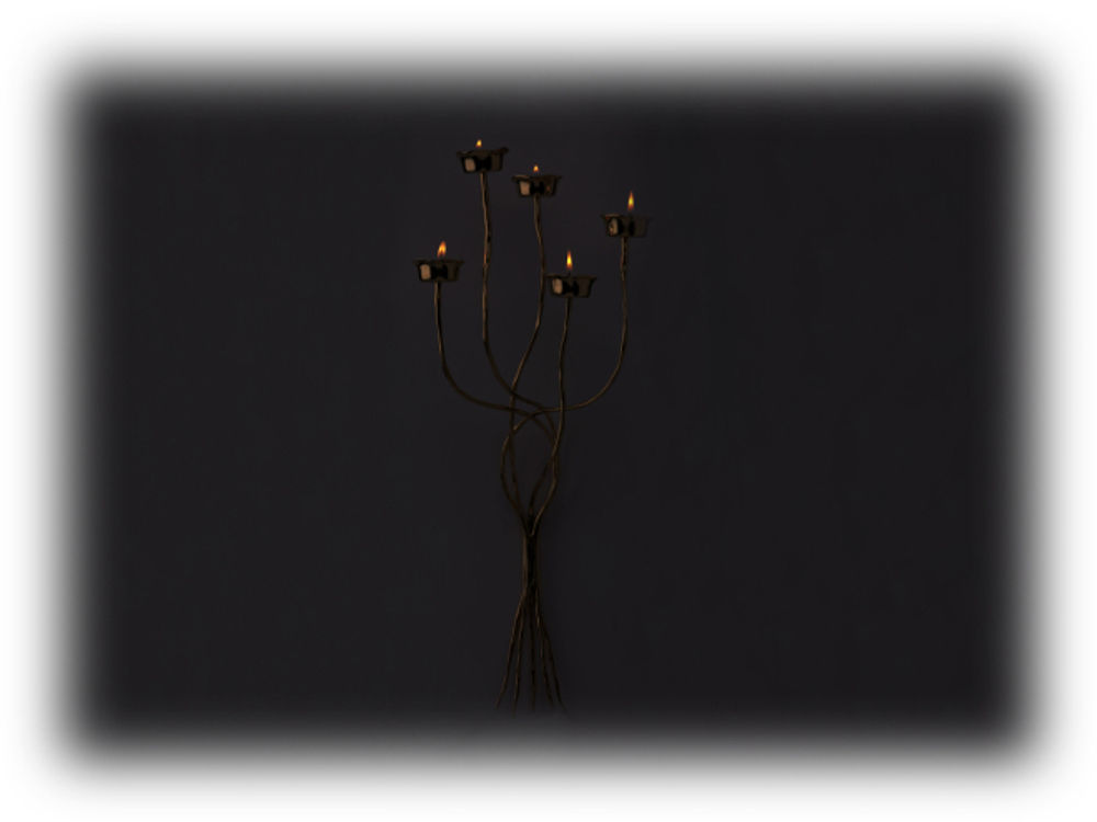 Mukul Goyal Подсвечник настенный для чайных свечек, хром MG372