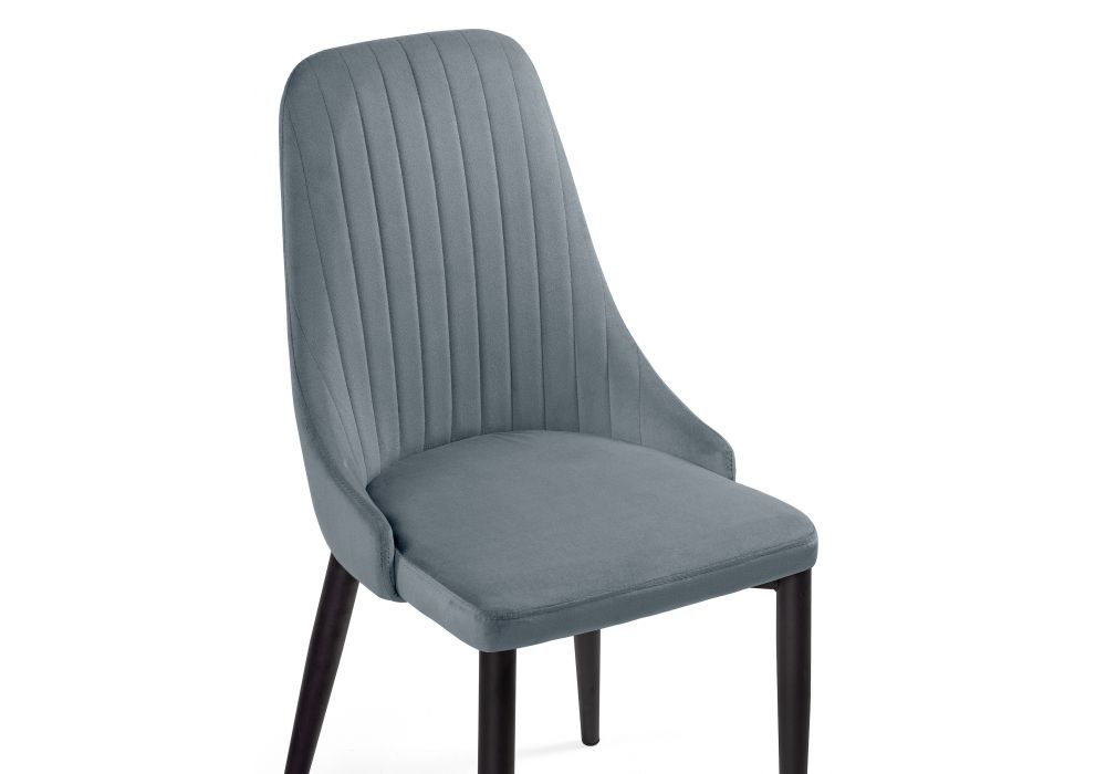 Стул на металлокаркасе Kora gray / black