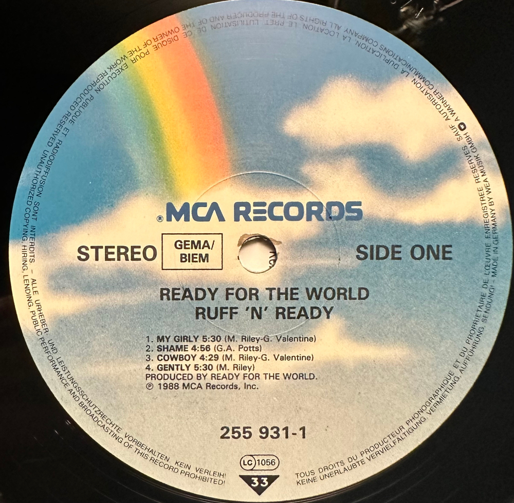 Ready For The World - Ruff 'N' Ready (Германия 1988г.)