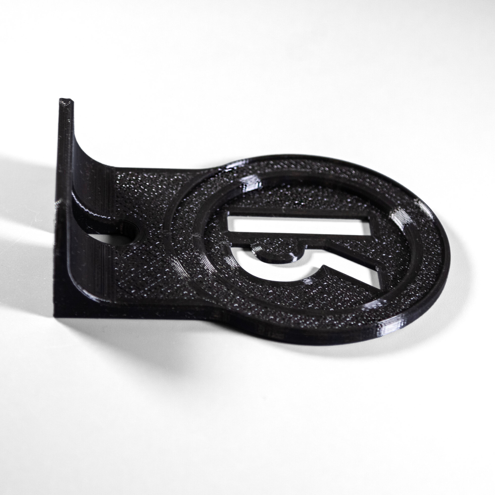 Настенный кронштейн-полка для Яндекс станций (Яндекс-Алиса) мини 1, 3D печать, черный