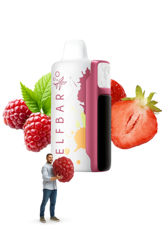 ELF BAR SOUR KING - Red Raspberry Strawberry (5% nic)