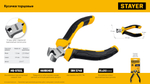 STAYER 105 мм, Мини-кусачки торцовые (2218-7)