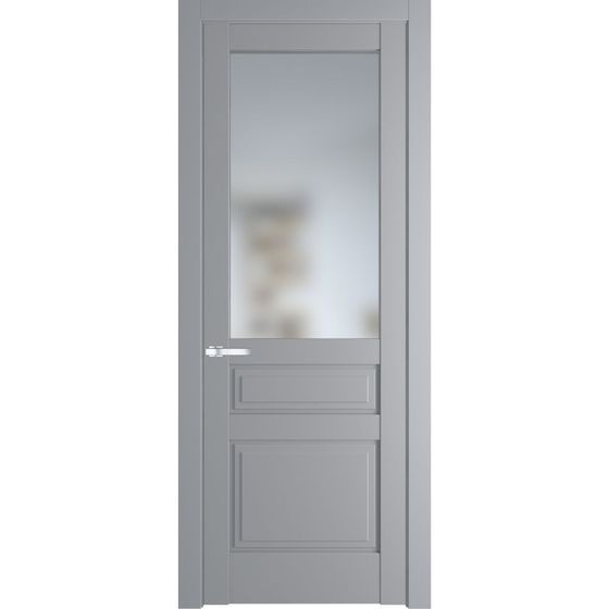 Межкомнатная дверь эмаль Profil Doors 3.5.3PD смоки остеклённая