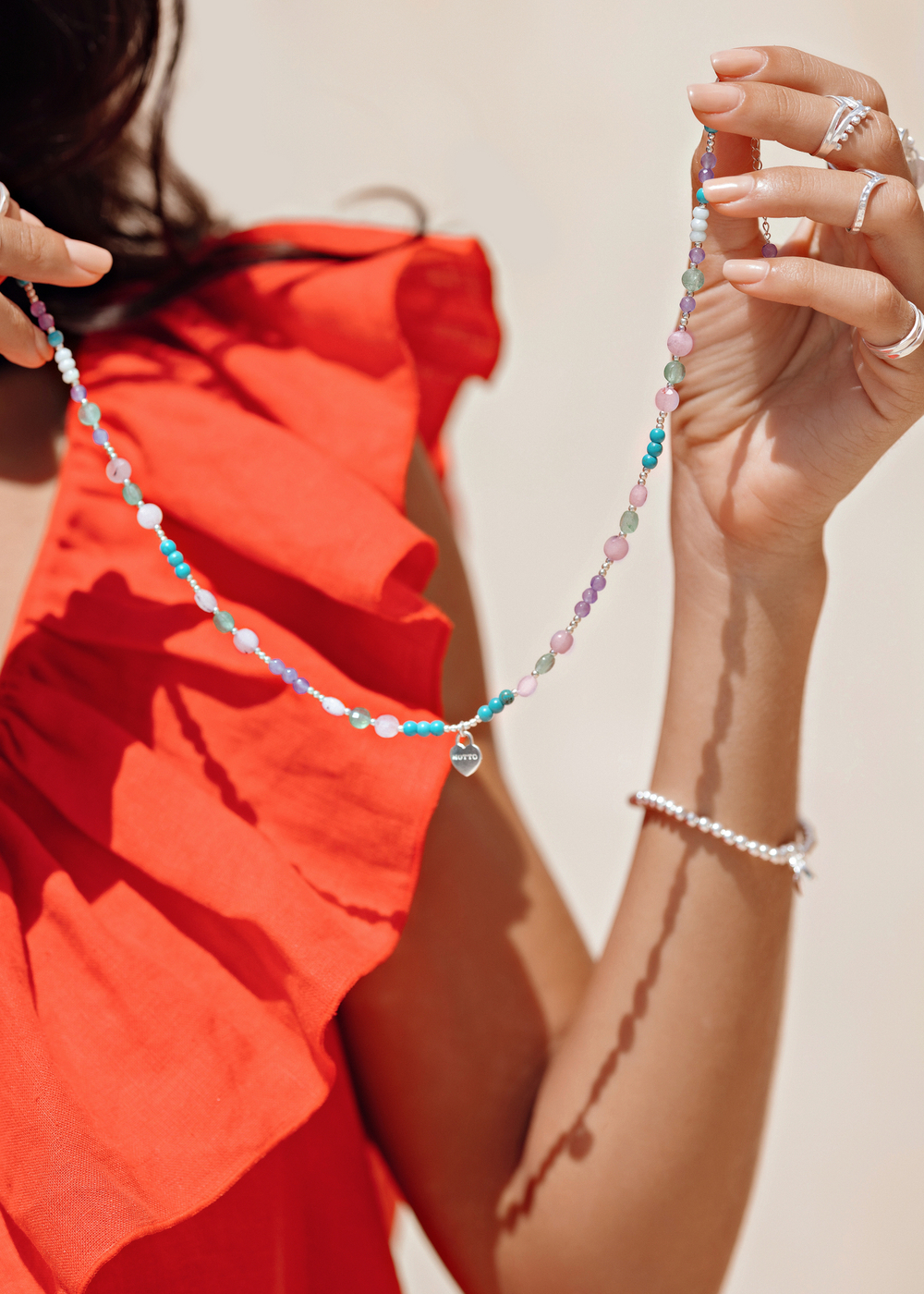 Колье-фенечка  "Комодо"