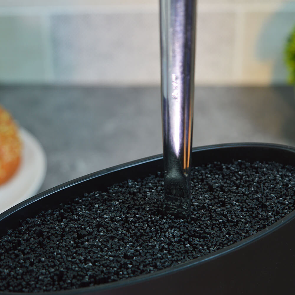 Подставка для ножей 16*7*22см овальная