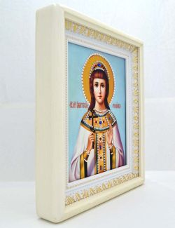 Икона Анастасии Романовой великой княжны ручной работы.