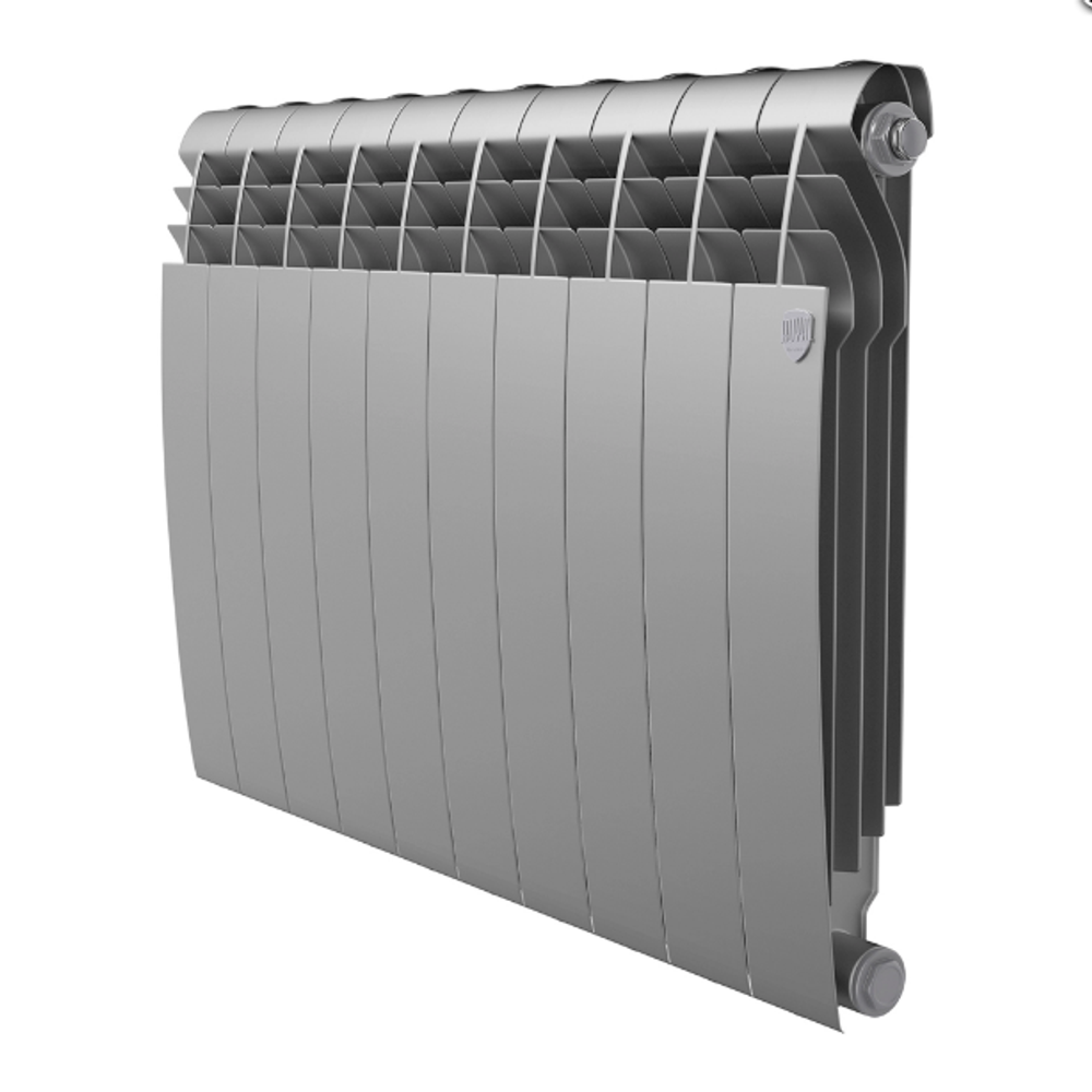 Радиатор биметаллический серый BiLiner 500 Silver 10 секций
