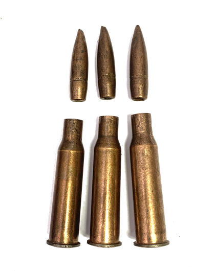 Макет патрона 7,62х54 ЛПС в разборе, 2 категория