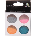 Украшение для нейл-арта «Nail Art Design», пыльца, цвет микс, в пакете, 6*6см