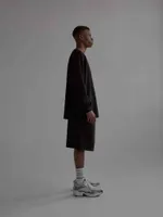 Толстовка One Two Raglan Sweatshirt Logo Black черная